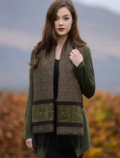 Best Celtic Nordic Pattern Scarf Women Celtic Design Scarves