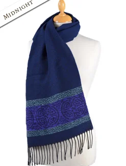 Best Celtic Nordic Pattern Scarf Women Celtic Design Scarves