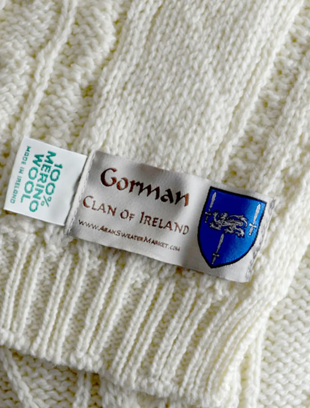 Discount Gorman Clan Aran Throw Clan Throws