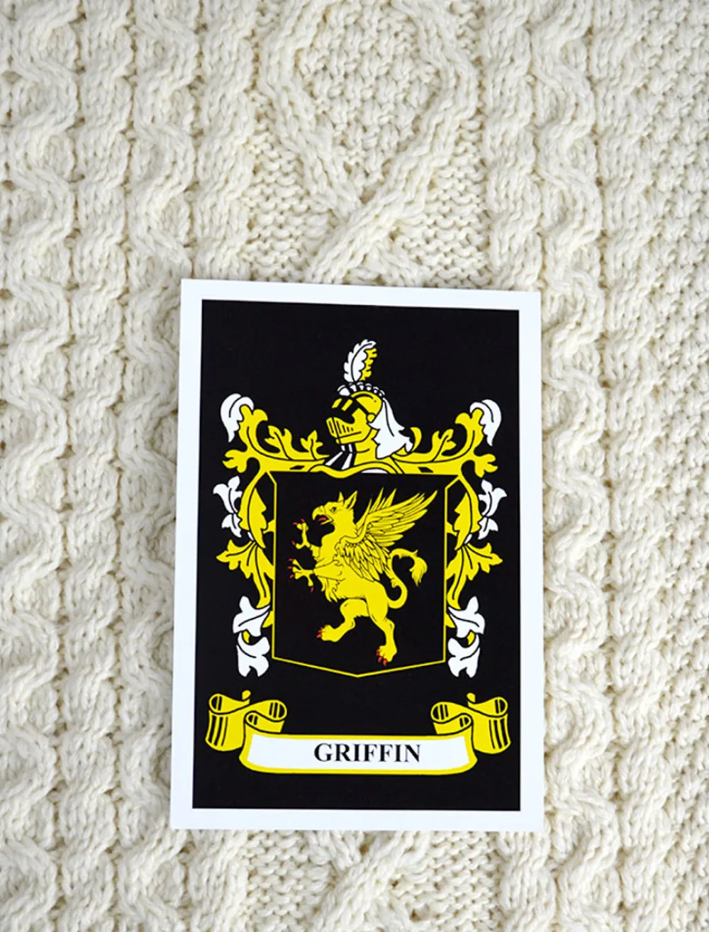Online Griffin Clan Aran Throw Clan Throws