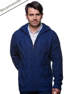 Shop Hand Knit Zipper Cardigan with Pockets Cardigans, Jackets & Coats