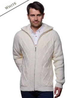 Shop Hand Knit Zipper Cardigan with Pockets Cardigans, Jackets & Coats