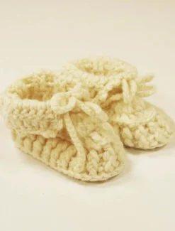 Best Handknit Baby Booties with Bow Kids Baby & Toddler