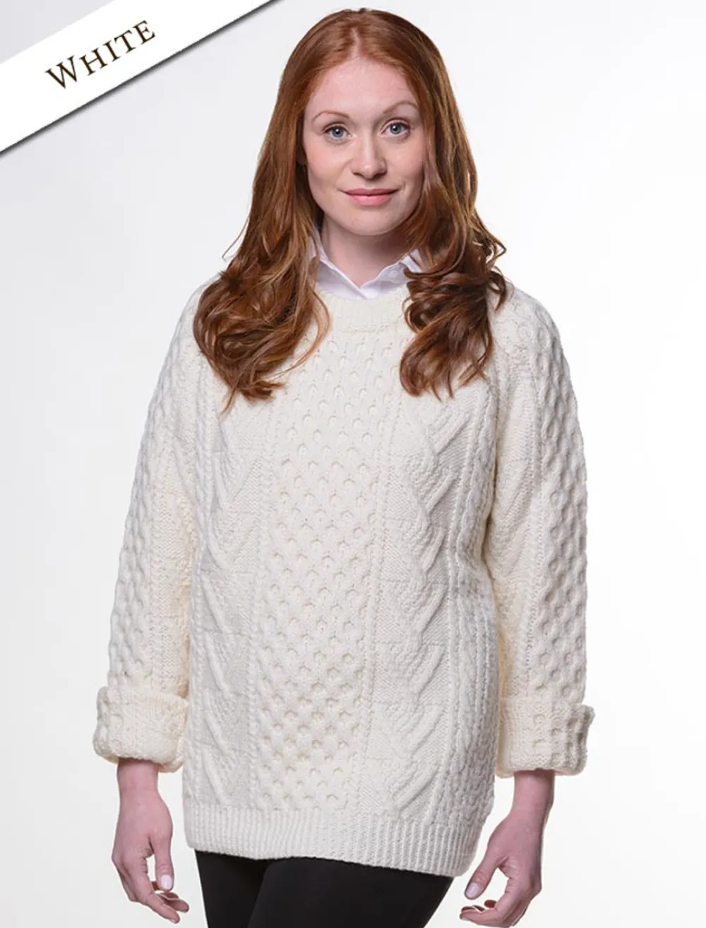 Best Sale Hand-knit Chevron Stitch Sweater Women Sweaters