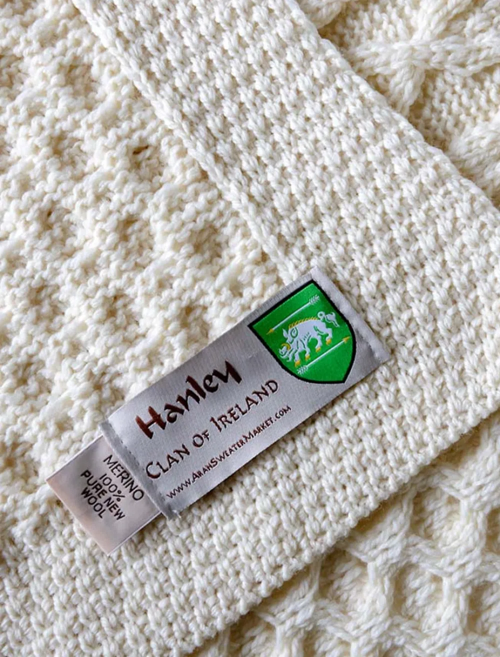Cheap Hanley Clan Aran Throw Clan Throws