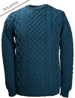 Online Heavyweight Merino Wool Aran Sweater Sweaters