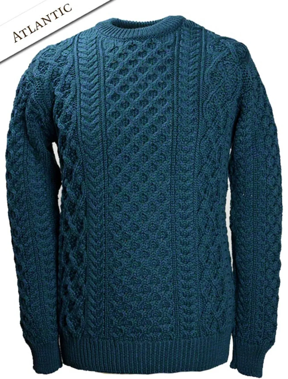 Online Heavyweight Merino Wool Aran Sweater Sweaters