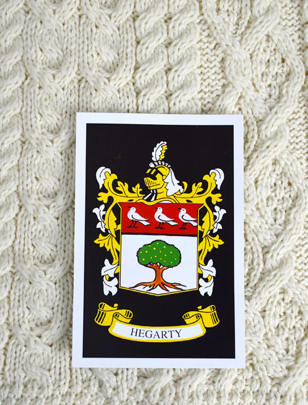Sale Hegarty Clan Aran Throw Clan Throws