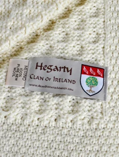 Sale Hegarty Clan Aran Throw Clan Throws