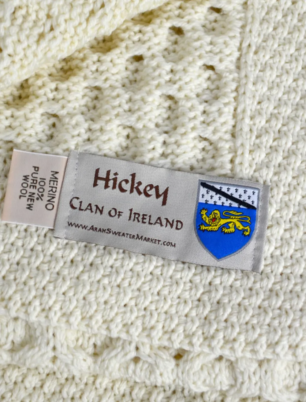 Discount Hickey Clan Aran Throw Clan Throws