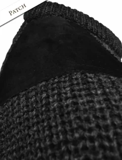 Best Irish Fishermans Ribbed Sweater with Patches Sweaters