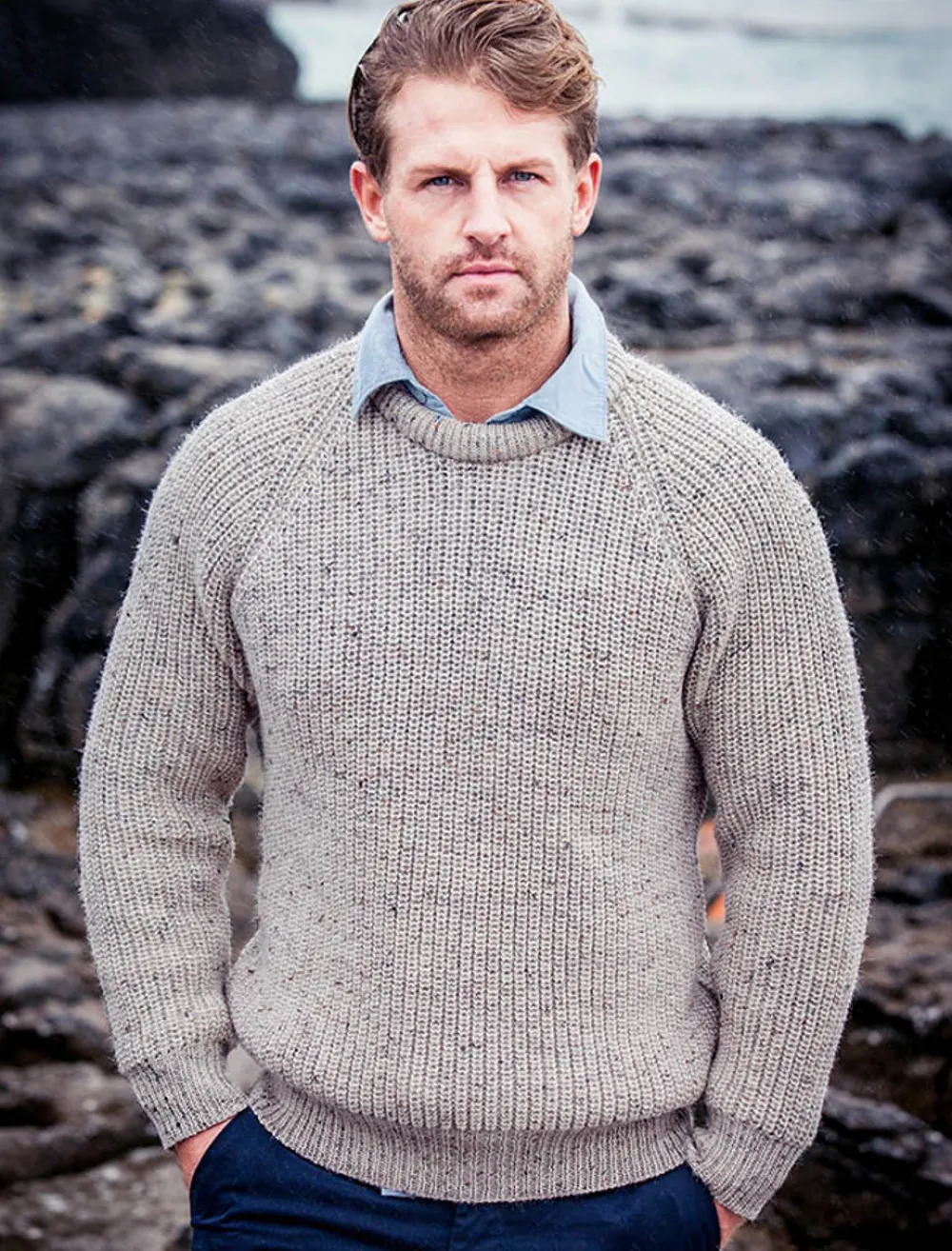 Flash Sale Irish Fishermans Ribbed Sweater Sweaters