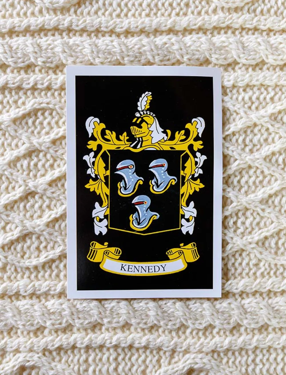 Cheap Kennedy Clan Aran Throw Clan Throws
