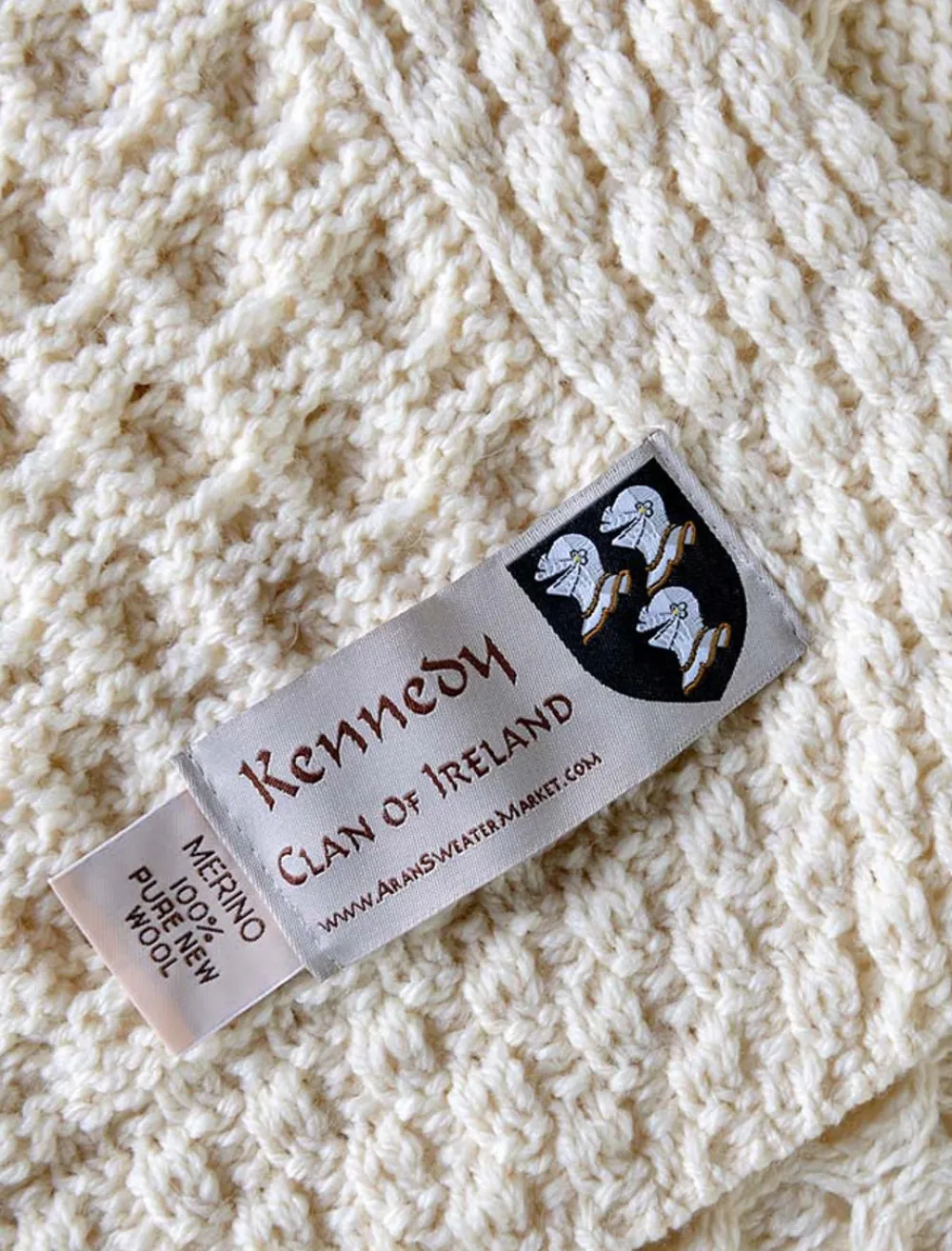 Cheap Kennedy Clan Aran Throw Clan Throws