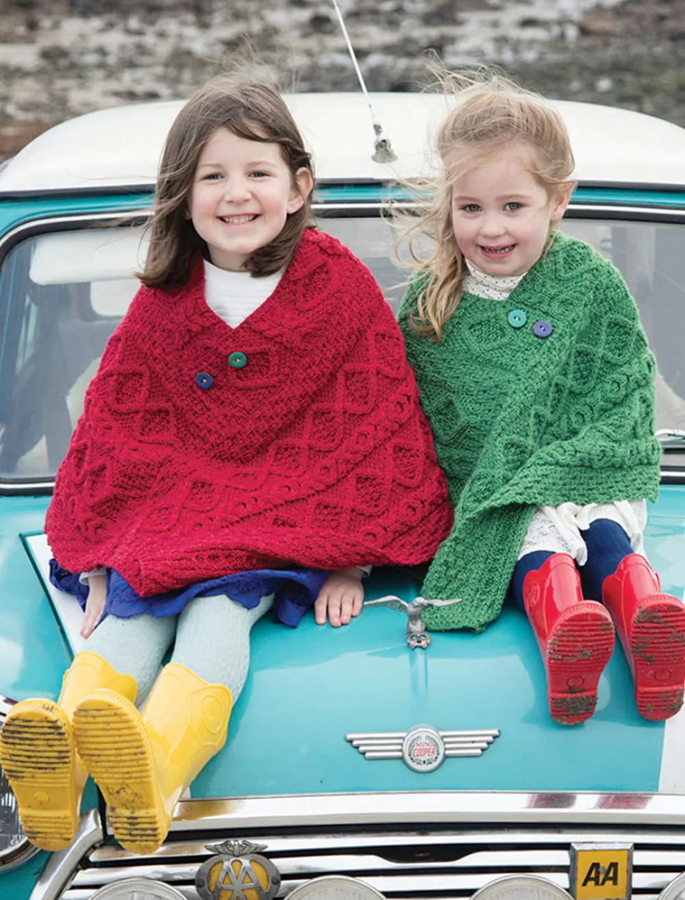 Fashion Kids Aran Poncho Kids Sweaters, Cardigans & Jackets