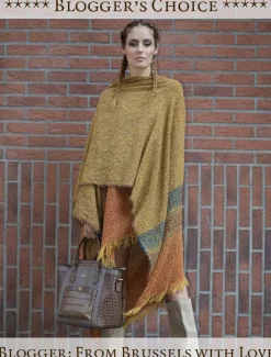 Cheap Lambswool Celtic Ruana Wrap Women Ponchos, Capes & Shawls