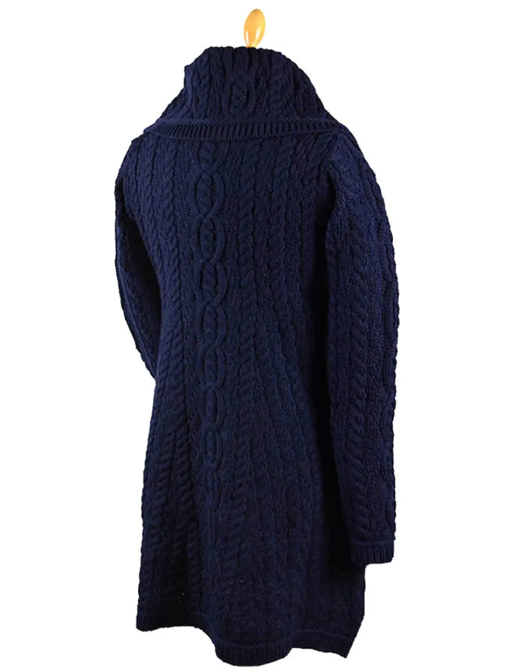 Online Large Collar Aran Coat Women Cardigans, Jackets & Coatigans