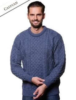 Fashion Lightweight Traditional Aran Mens Wool Sweater Sweaters
