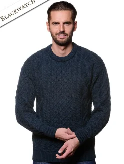 Fashion Lightweight Traditional Aran Mens Wool Sweater Sweaters