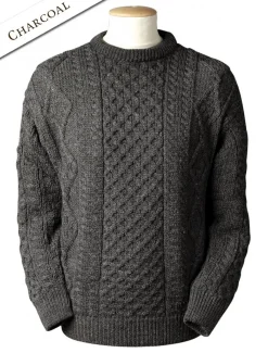 Store Lightweight Traditional Aran Wool Sweater Women Sweaters