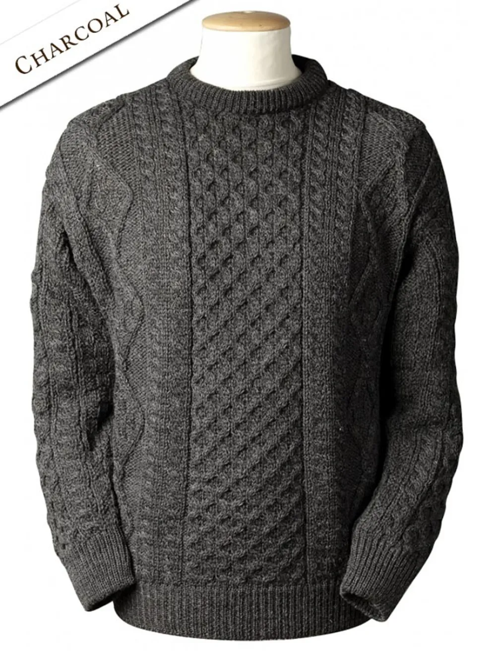 Store Lightweight Traditional Aran Wool Sweater Women Sweaters