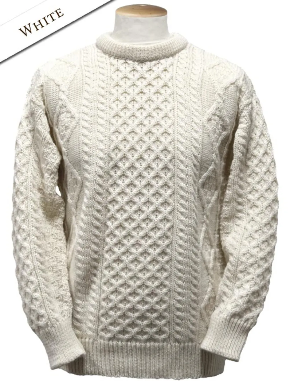 Store Lightweight Traditional Aran Wool Sweater Women Sweaters