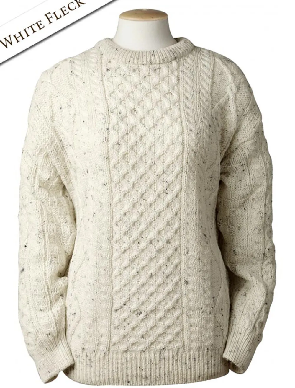 Store Lightweight Traditional Aran Wool Sweater Women Sweaters