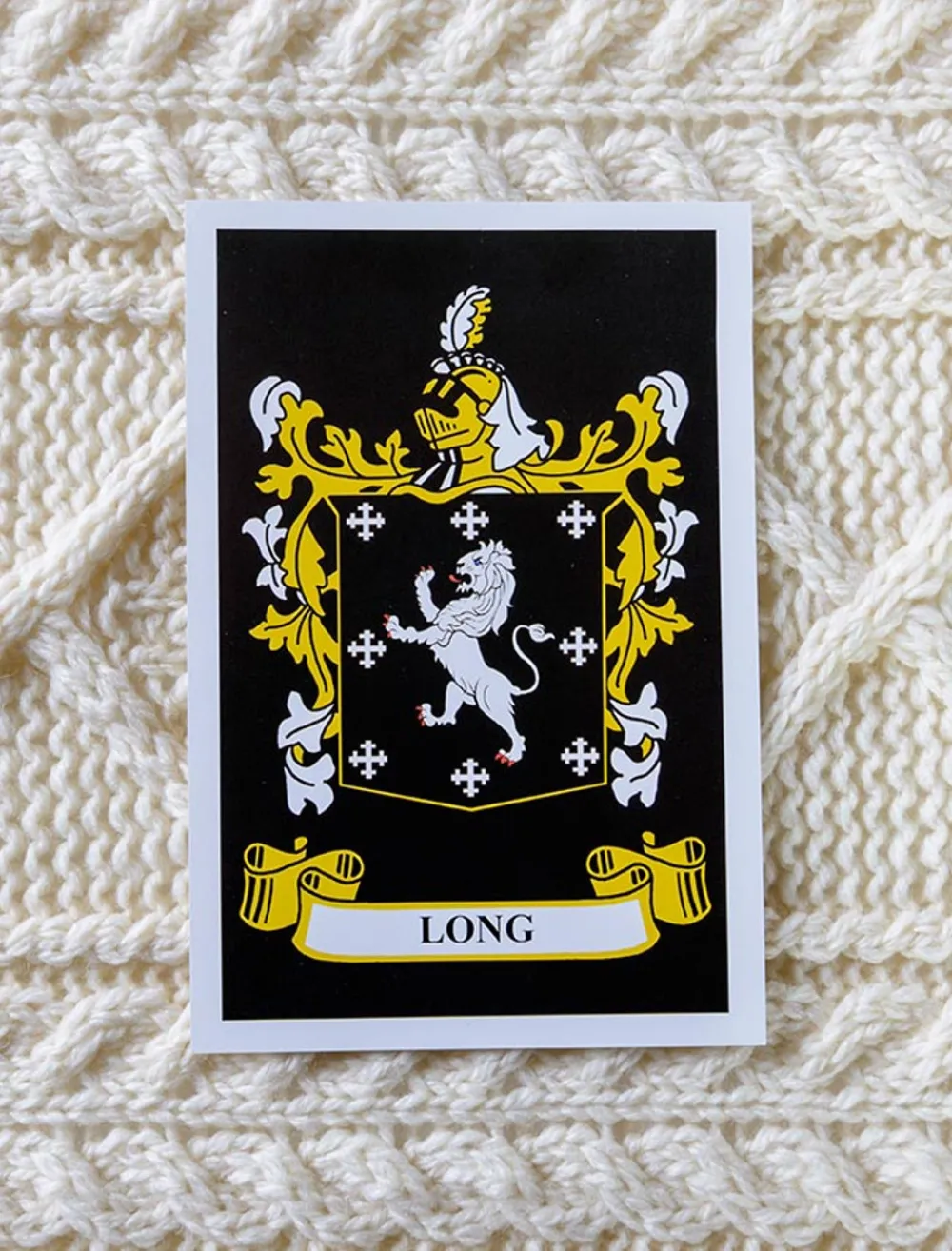 Sale Long Clan Aran Throw Clan Throws