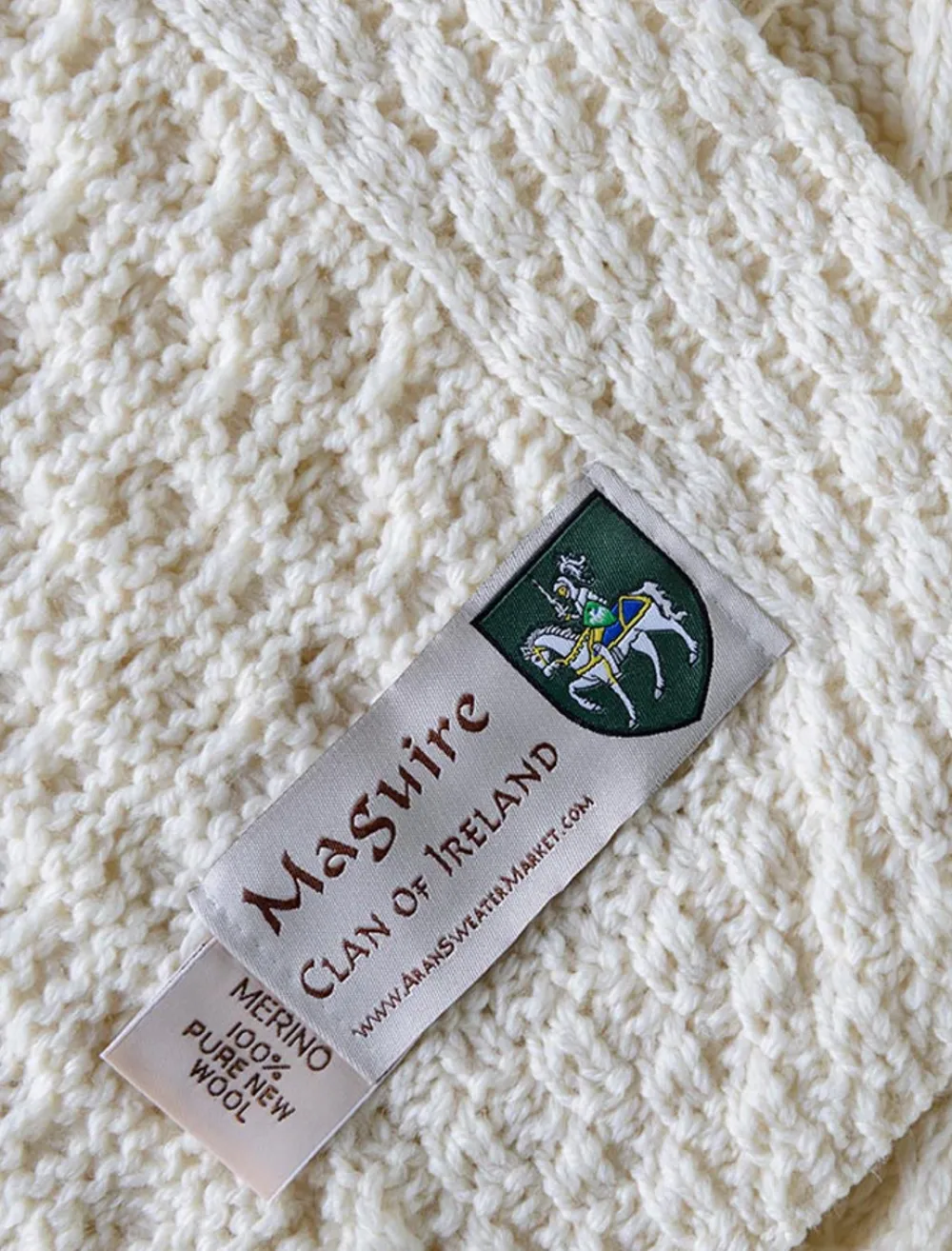 Discount Maguire Clan Aran Throw Clan Throws