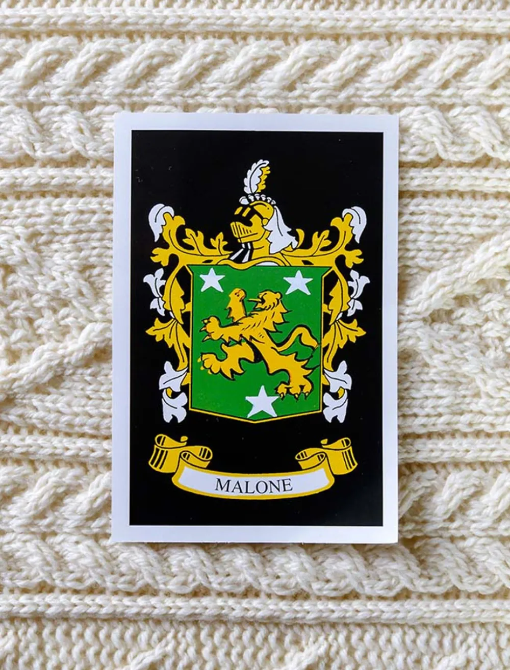 Online Malone Clan Aran Throw Clan Throws