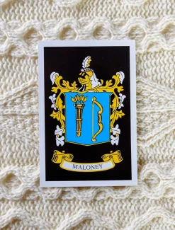 Fashion Maloney Clan Aran Throw Clan Throws