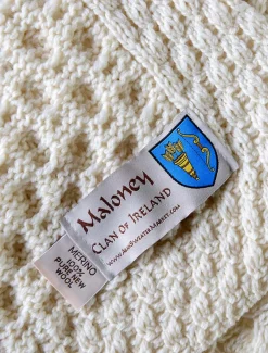Fashion Maloney Clan Aran Throw Clan Throws