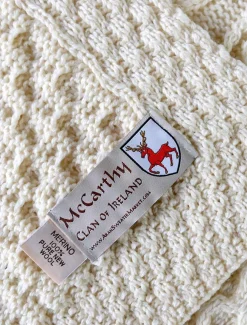 Flash Sale Mc Carthy Clan Aran Throw Clan Throws