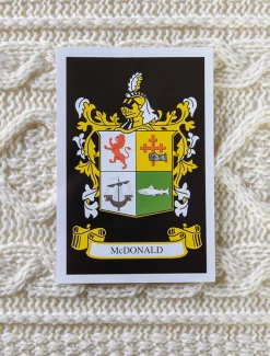 Sale Mc Donald Clan Aran Throw Clan Throws