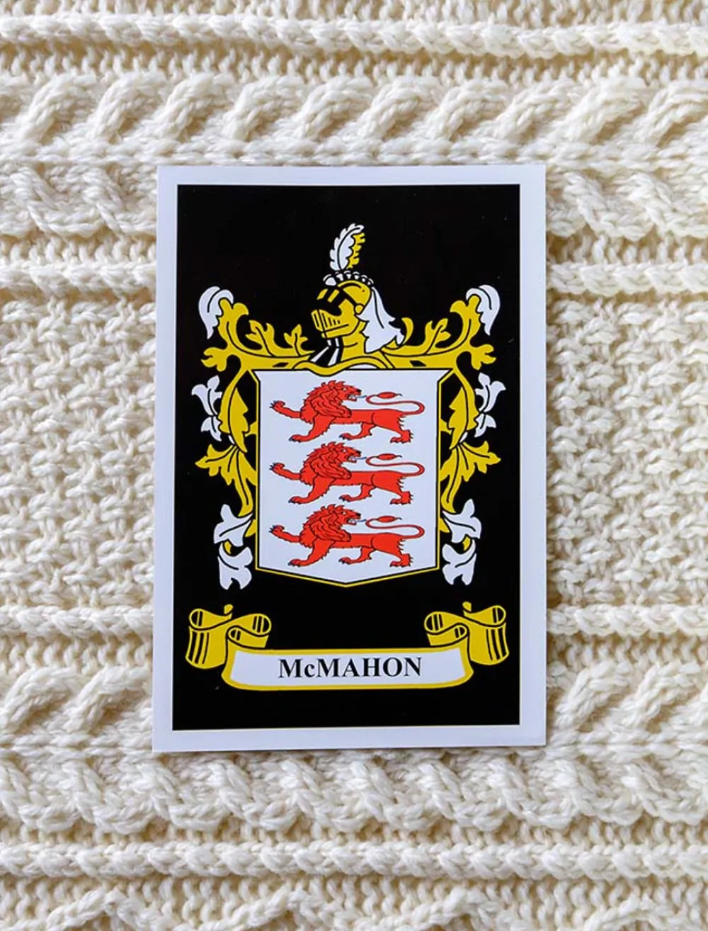 Shop Mc Mahon Clan Aran Throw Clan Throws