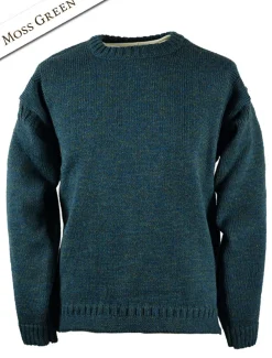 Best Sale Mens Crew Neck Guernsey Sweater Sweaters