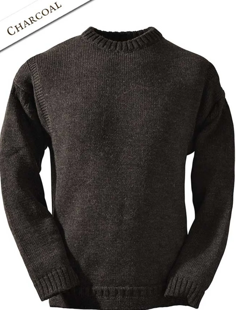Best Sale Mens Crew Neck Guernsey Sweater Sweaters