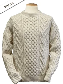 Cheap Mens Hand-knit Chevron Stitch Sweater Sweaters