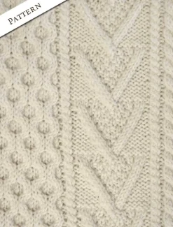 Cheap Mens Hand-knit Chevron Stitch Sweater Sweaters