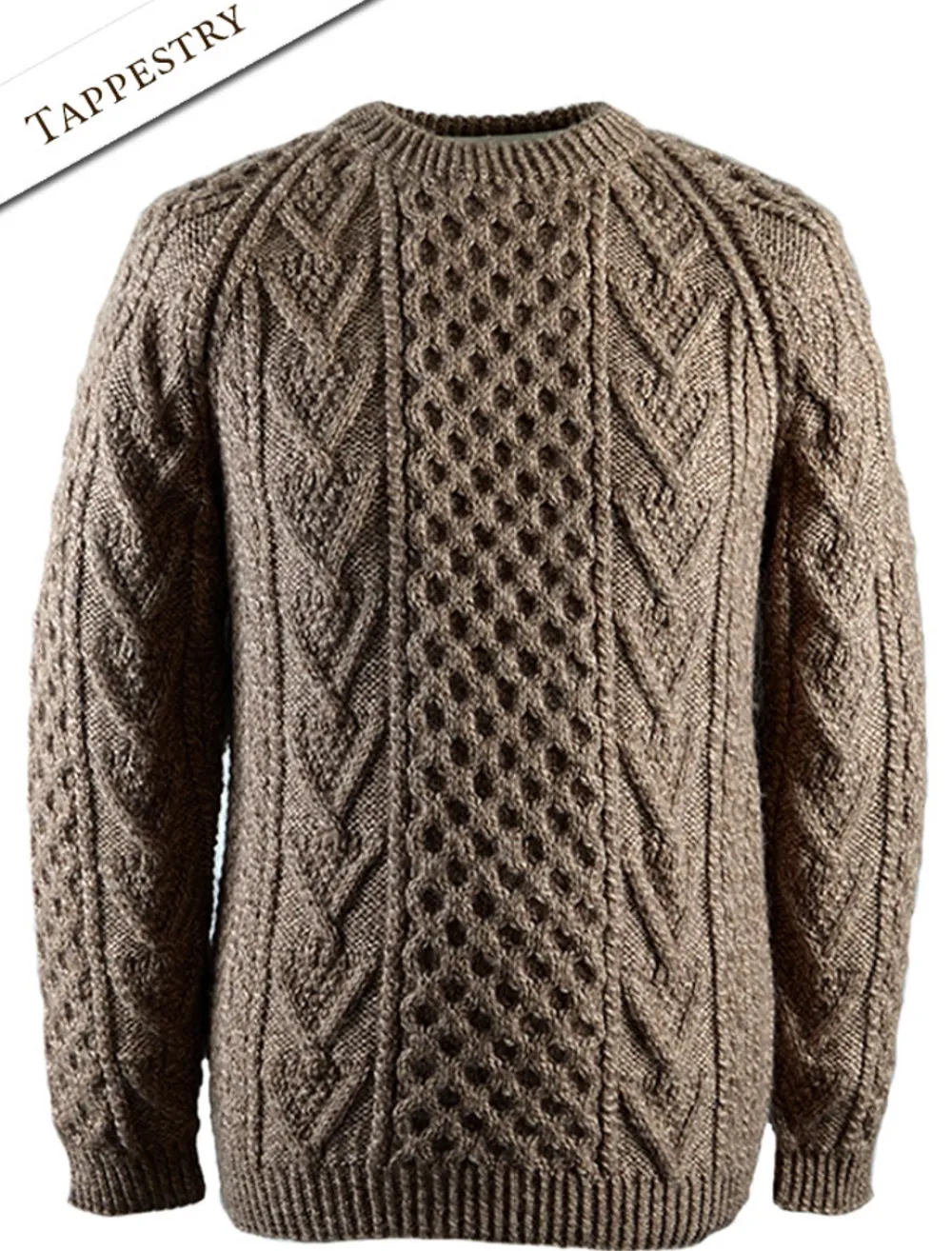 Cheap Mens Hand-knit Chevron Stitch Sweater Sweaters