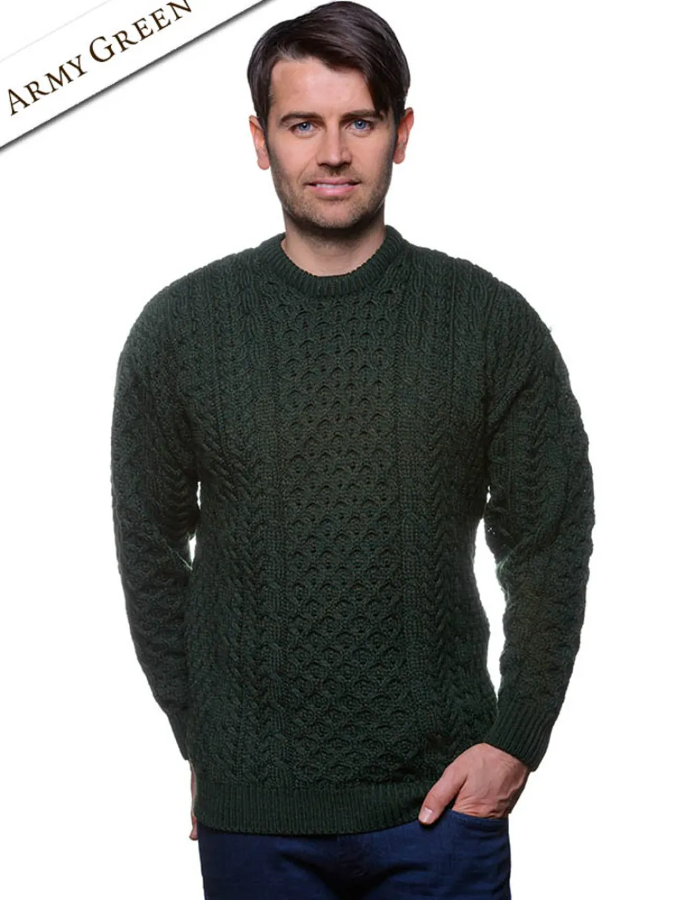 Online Men's Merino Aran Sweater Sweaters