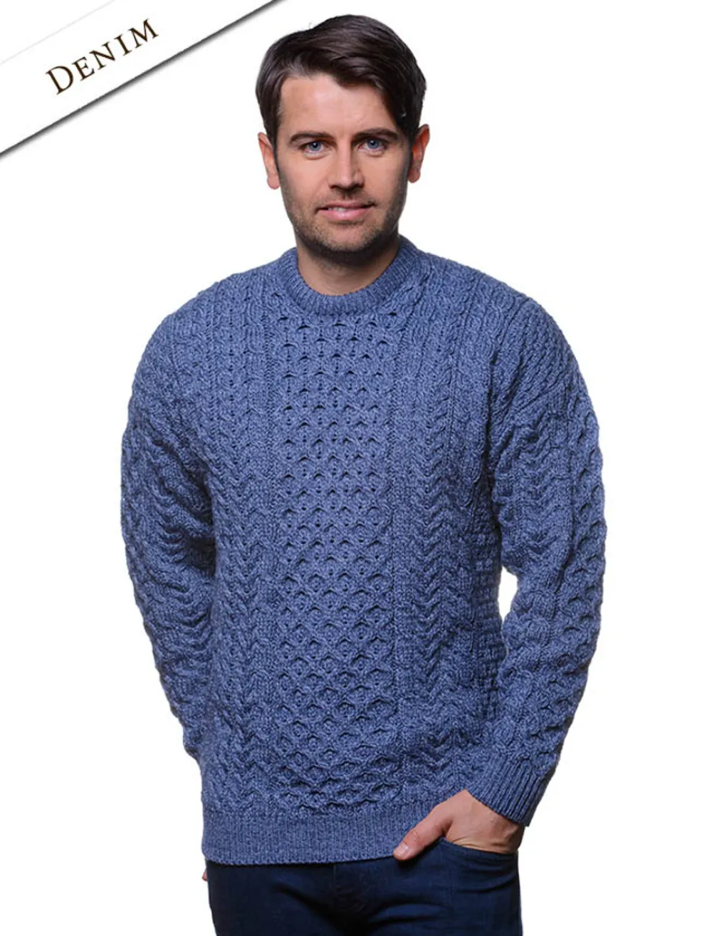 Online Men's Merino Aran Sweater Sweaters