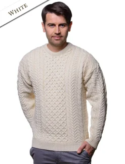 Online Men's Merino Aran Sweater Sweaters