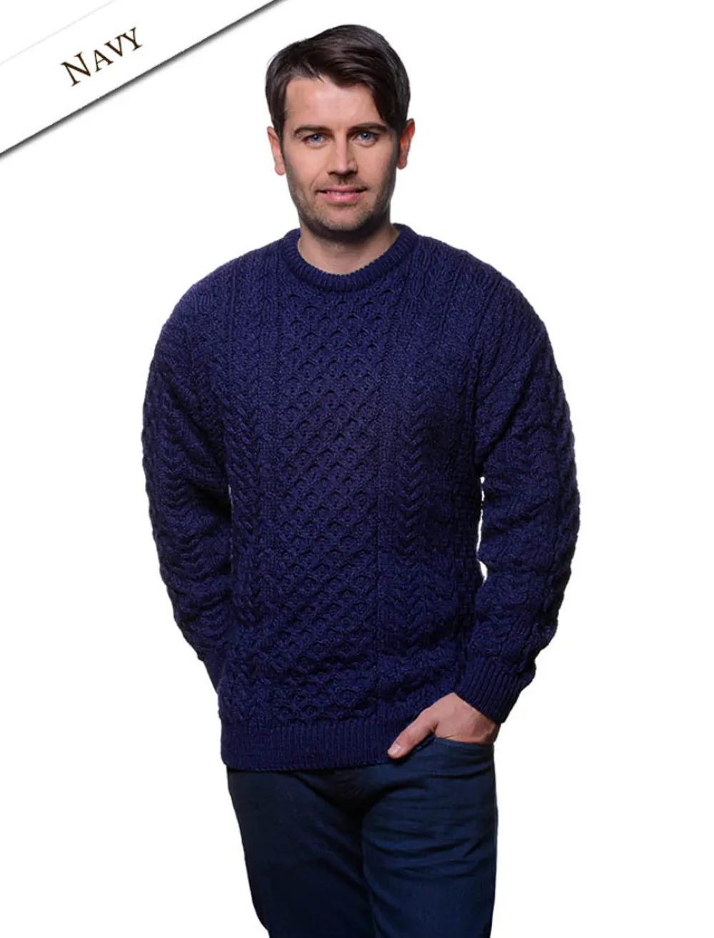 Online Men's Merino Aran Sweater Sweaters