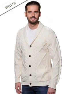Outlet Men's Shawl Neck Diamond Cardigan Cardigans, Jackets & Coats