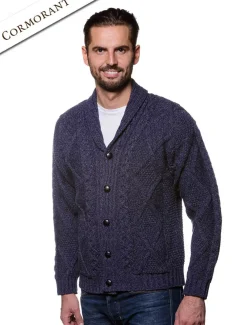 Outlet Men's Shawl Neck Diamond Cardigan Cardigans, Jackets & Coats