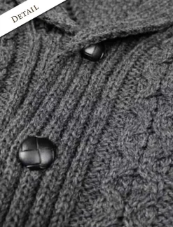 Outlet Men's Shawl Neck Diamond Cardigan Cardigans, Jackets & Coats