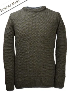 New Merino Textured Crew Neck Sweater Sweaters