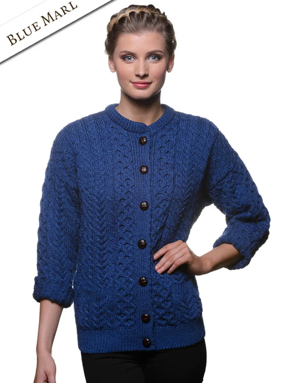 Flash Sale Merino Wool Aran Lumber Jacket Women Cardigans, Jackets & Coatigans