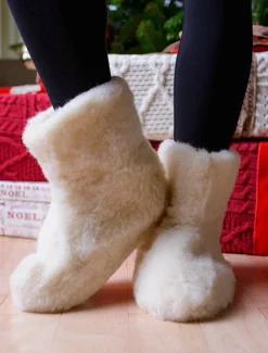 Cheap Merino Wool Booties Women Irish Wool Socks & Slippers